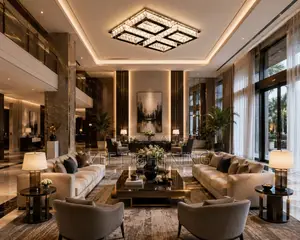 New Design Crystal Ceiling Flush