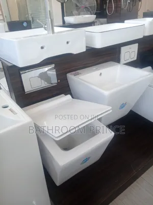 Sharp Square White Conceal Water Closet