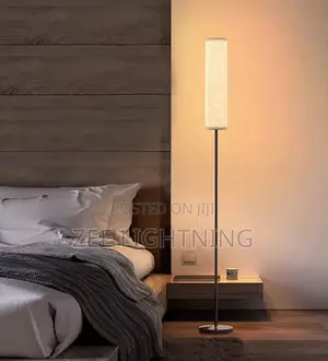 Modern Design Beside Lamp (Silver Body )