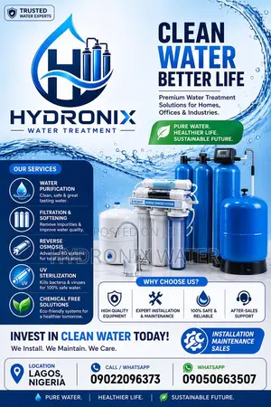 Reverse Osmosis (Ro) Water Treatment Installation In Lagos