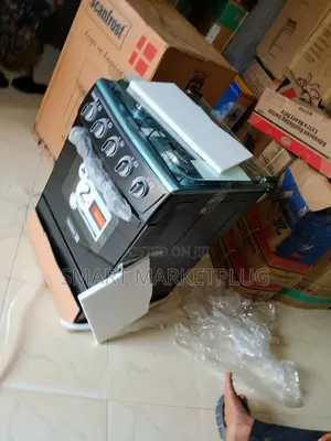 Scanfrost 4 Gas Burner Gas Cooker With Oven