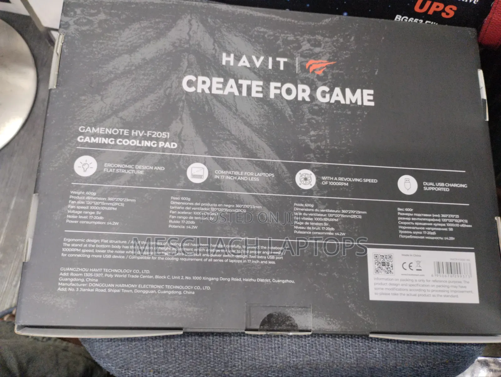 Gaming Cooling Pad