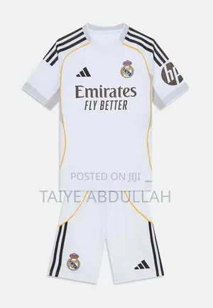 Real Madrid 2025/2026 Jersey (Shirt and Short Set)