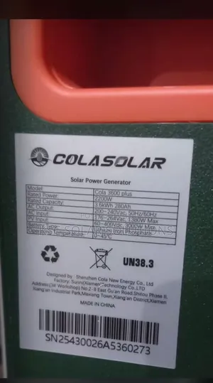 3.6kwh Plus Colar Solar Generator