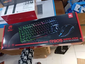 Raiku R905 Wireless RGB Keyboard Mouse Combo Rechargeable