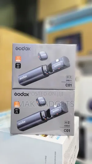 Godox C01 Kit2 Wireless Mic 48khz/24-Bit 60w Fast Charge