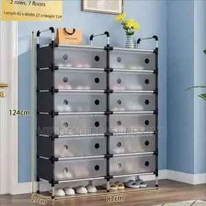 Double Side Shoe Rack 6 Layer