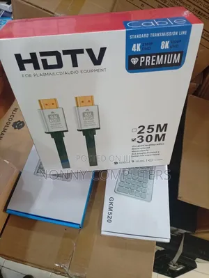 30m High-Speed Hdmi 2.1 Cable Uhd Gold-Plated
