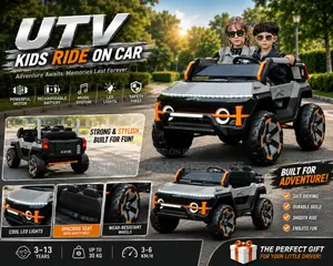 Grey Color Kids Ride on Rechargeable Utv Toy Car