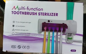 Rechargeable Toothbrush Sterilizer With Toothpaste Holder