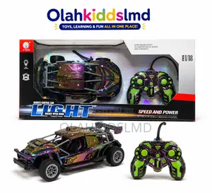 Iridescent Rc Buggy Car With Led Light One-Key Open Door – Remote