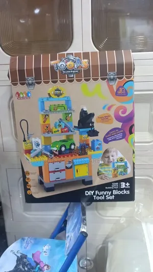 92pcs Diy Kids Tool Workbench Building Block Set