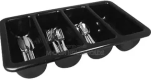 4 Compartment Plastic Cutlery Tray