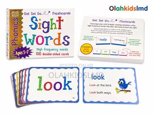 Sight Words Phonics Flashcards – 100 Double-Sided Learning Cards