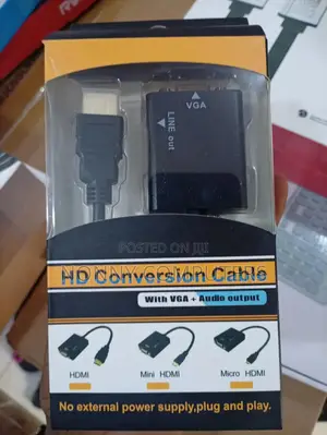 Hdmi to Vga Converter Cable With 3.5mm Audio Output