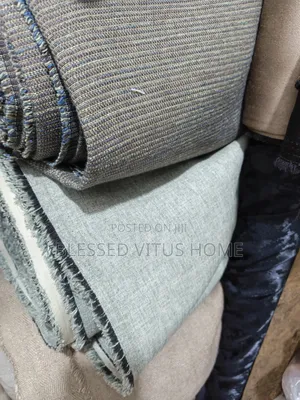 Premium Textured Plain Greencurtain Fabric – Elegant Durable