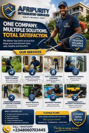 Professional Cleaning, Grass Cutting Property Maintenance Services