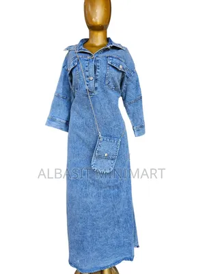 Light-Blue Denim Dress