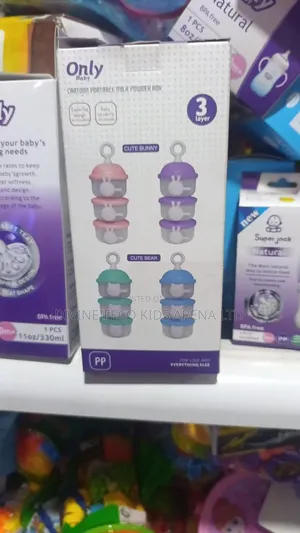 3-Layer Baby Milk Powder Snack Storage Container