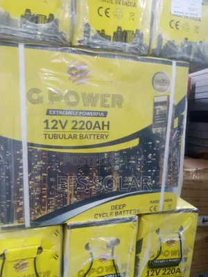 G Power 220ah Tubular Battery