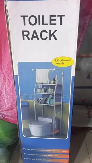 3-Tier Stainless Steel Over Toilet Bathroom Storage Rack Organizer
