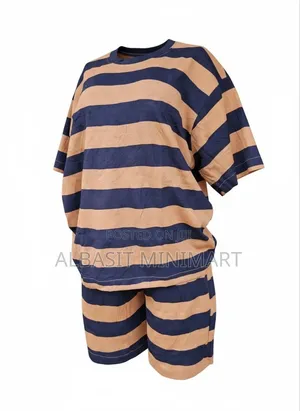 SLNGHR Striped Burnt Orange