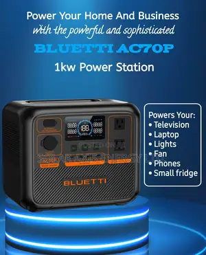 Bluetti Ac70p Solar Generator
