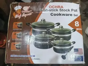 Ochra 4-Piece Non-Stick Stock Pot Set in the 24, 26, 28, and 30 Cm