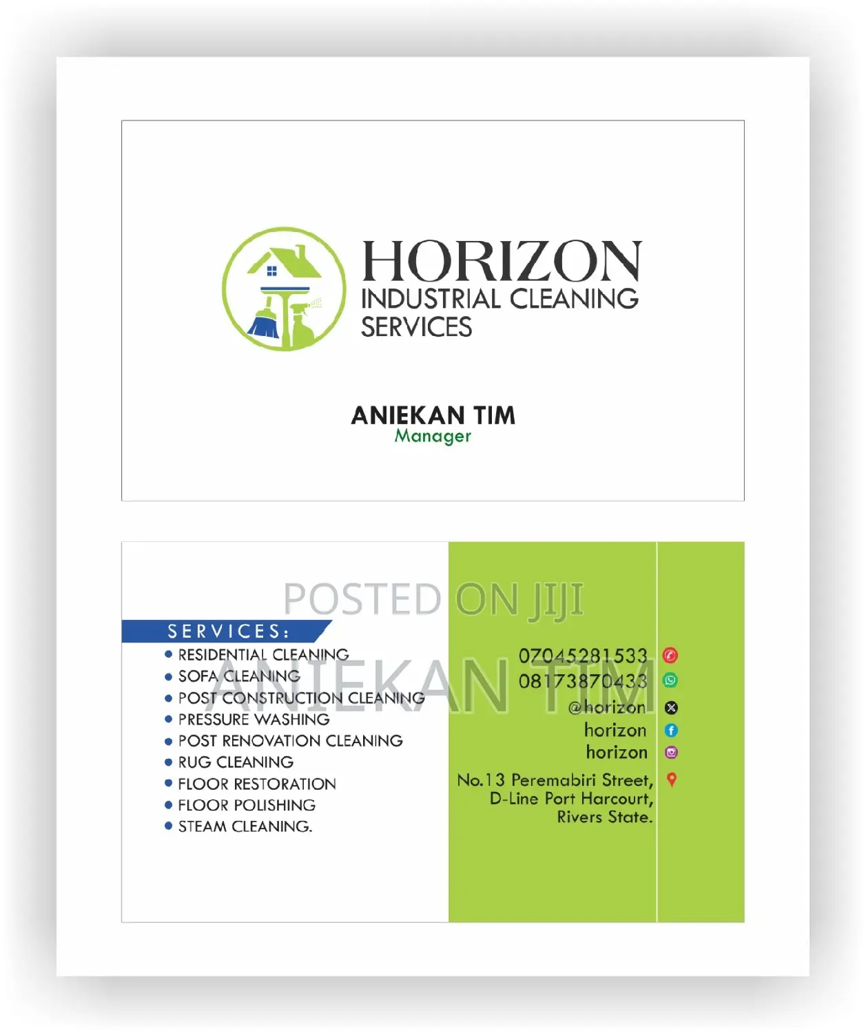 Cleaning Services