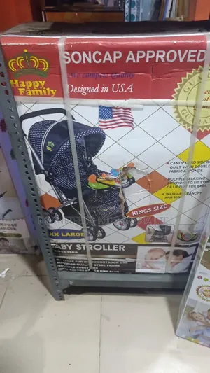 Happy Family Xx Large Baby Stroller Foldable Reversible Travel System