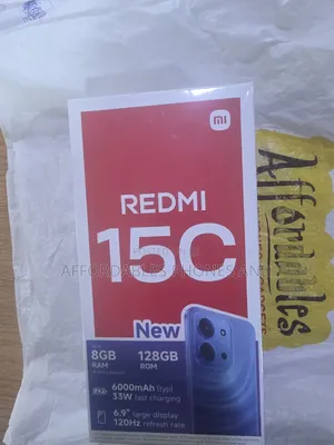 New Xiaomi Redmi 15C 4G 128 GB Black