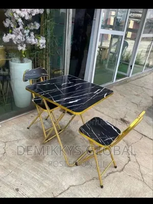 Set of Foldable Table and Chair