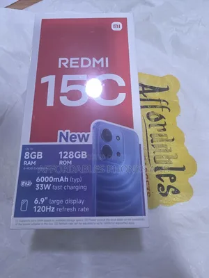 New Xiaomi Redmi 15C 4G 128 GB Black
