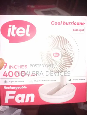 Itel Rechargeable Fan