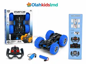 4wd Stunt Car Toy – 360° Rotating Rc Car With Lights Spray, 1:16 S