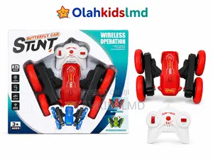 Butterfly Stunt Car – 360° Rotating Wireless Rc Toy for Kids 3+