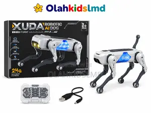 Xuda Robotic Ai Dog – 2.4g Remote Voice Controlled Smart Robot Toy