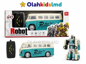 In-1 Rc Robot Deformation Bus – Remote Control Transforming Van Toy