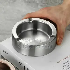 Stainless Steel Ash Tray Silver