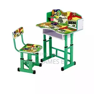 Kids Foldable Study Table Chair Set – Space Saving Design