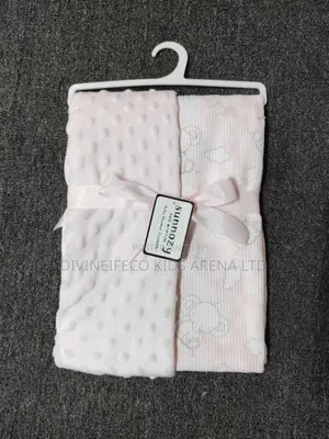 Sunnozy Double-Sided Baby Blanket – Ultra Soft Minky Fleece