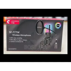 Wired Desktop Condenser Microphone Designed for Gaming and Streaming.
