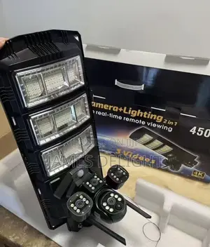 Ai Solar Street Light and Security Camera System.