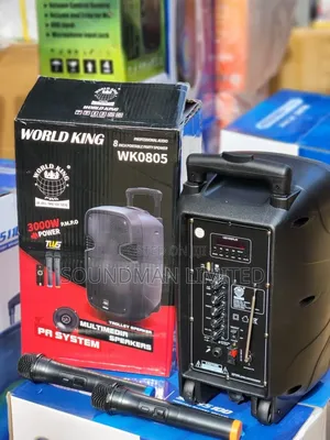 World King 8" Inches Public Address System Pa Trolley Speaker Wk0805