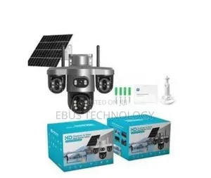 V380 Pro Solar 4g Triple Lens Camera