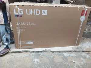 Original Lg Complete 75inches Smart Tv With 2yrs Warranty