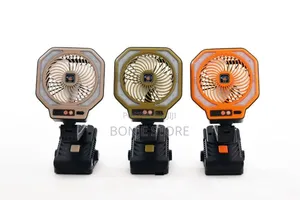 Led Fan Lamp Folding Air Circulator 3 Speed Rechargeable Clip Fan