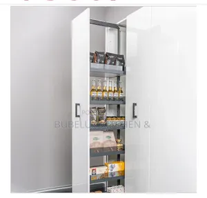 Premium Pull-Out Kitchen Pantry Cabinet Organizer–Space Saving Storage
