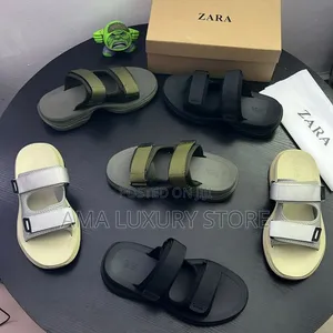 Zara Premium Luxury Men Slides – Comfortable, Durable Stylish