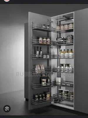 Premium Pull-Out Kitchen Pantry Storage Rack | Space-Saving Cabinet